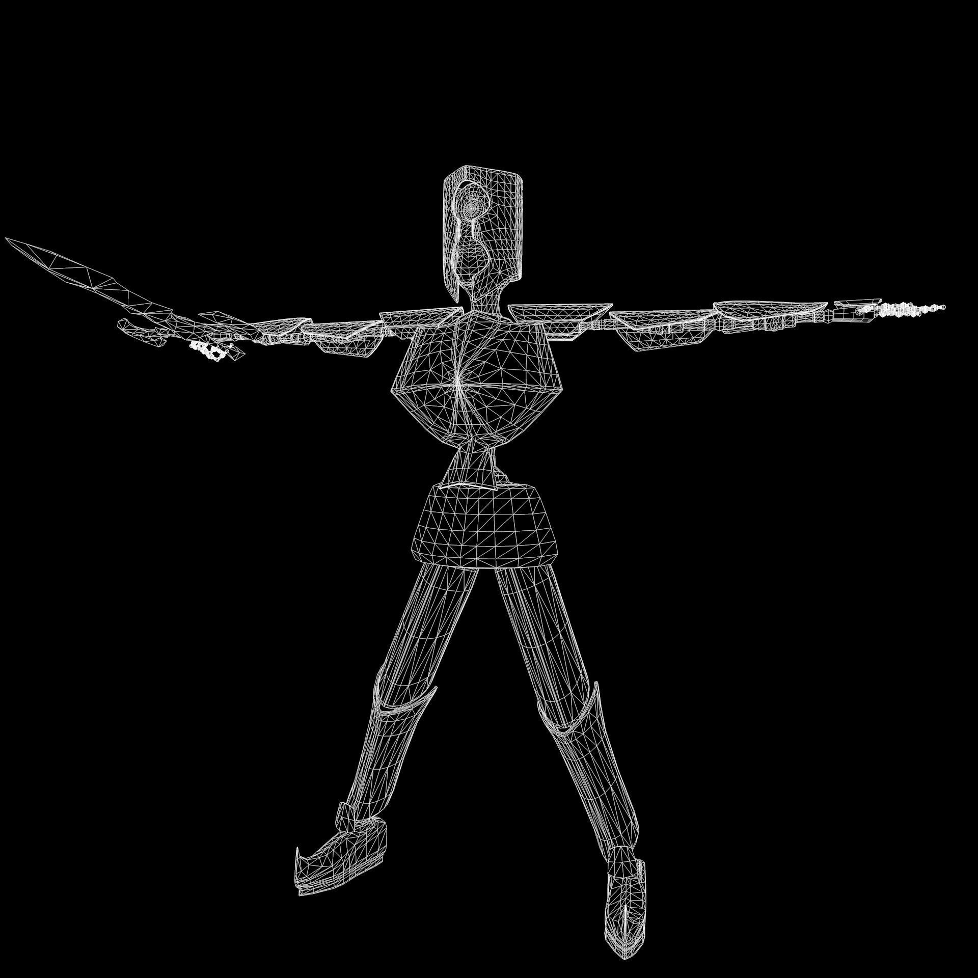 Elite Fierrov - Character Animated Low-poly 3D model_10