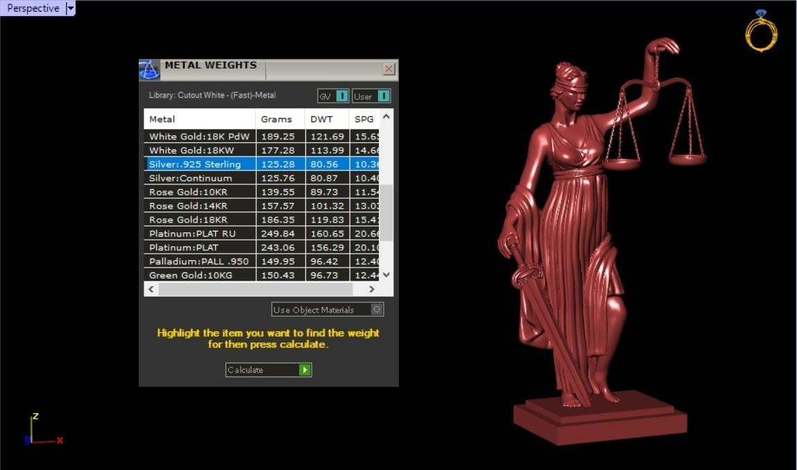 statue of justice 3D print model_8