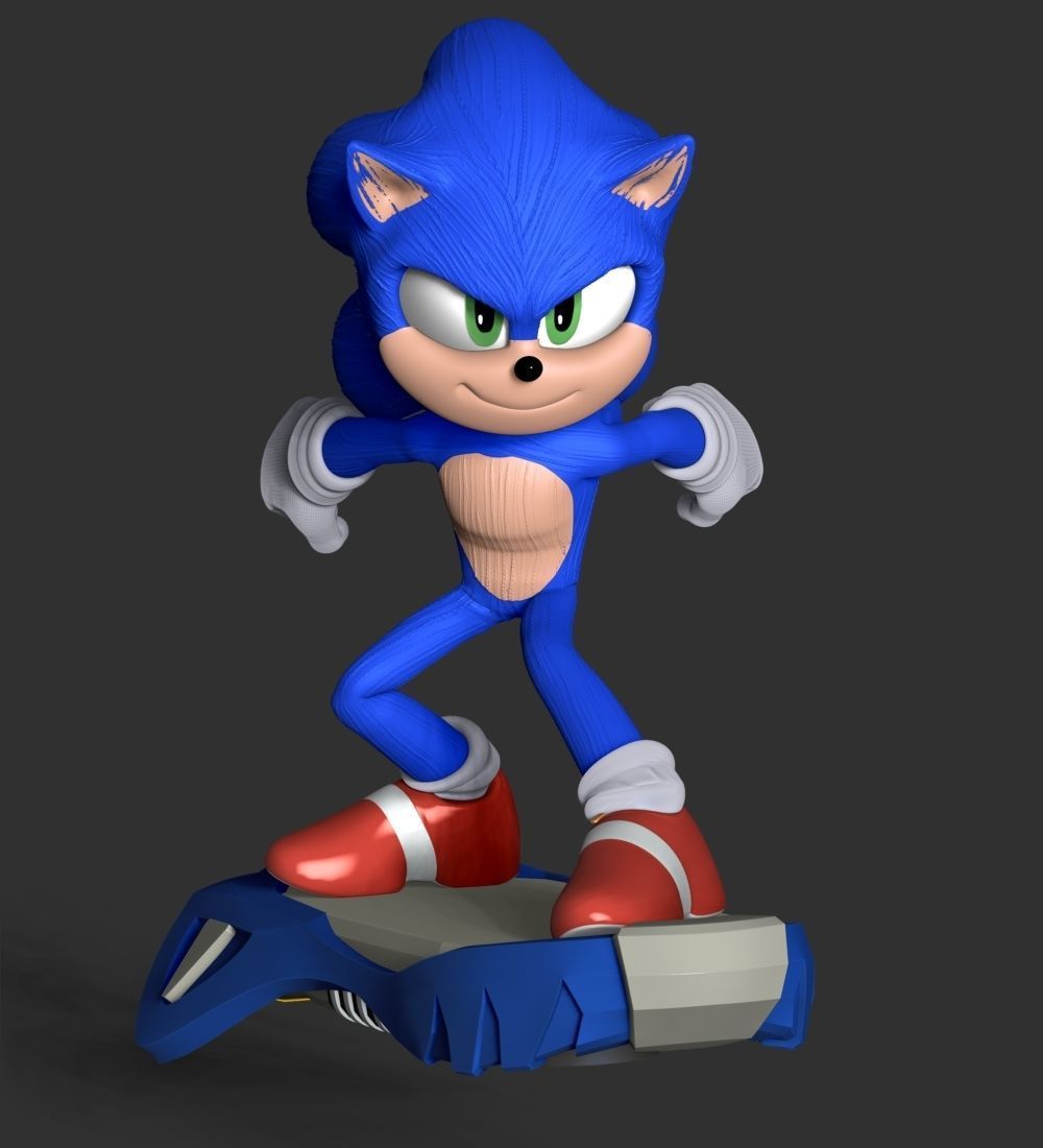 Sonic the Hedgehog 2 3D print model_6