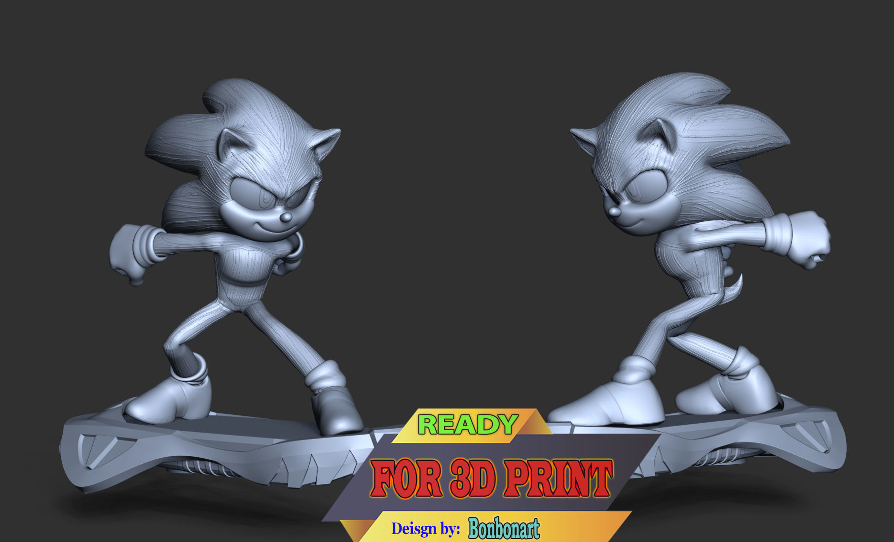 Sonic the Hedgehog 2 3D print model_7
