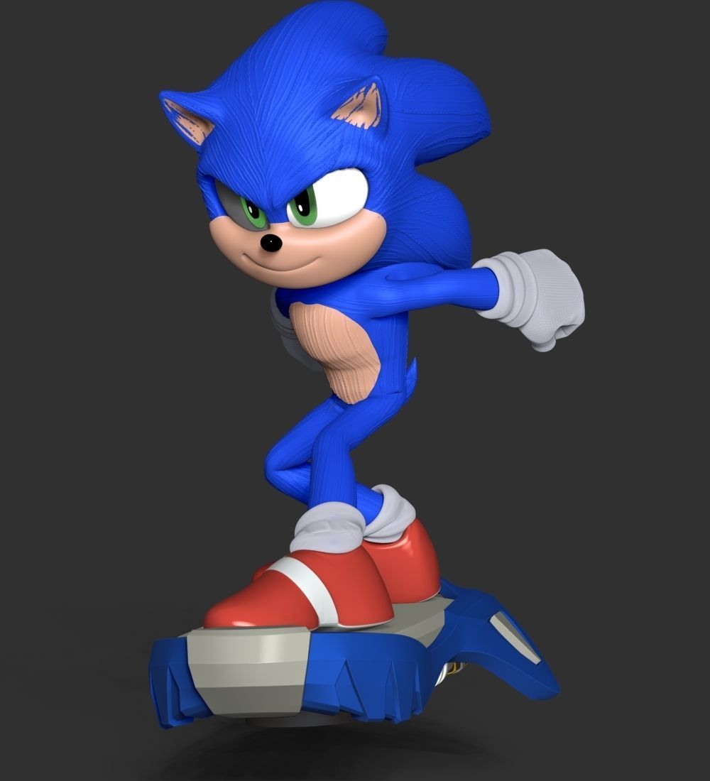 Sonic the Hedgehog 2 3D print model_13