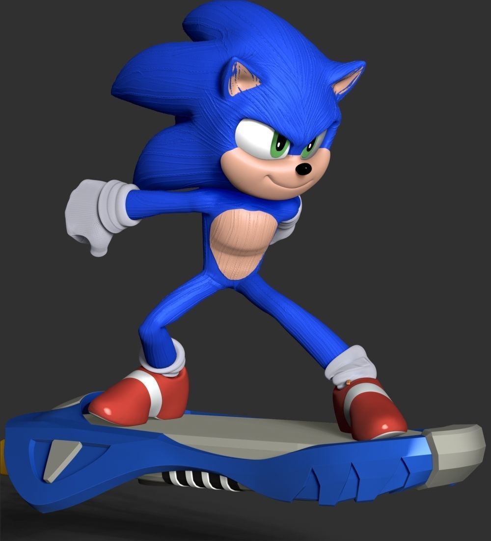 Sonic the Hedgehog 2 3D print model_10