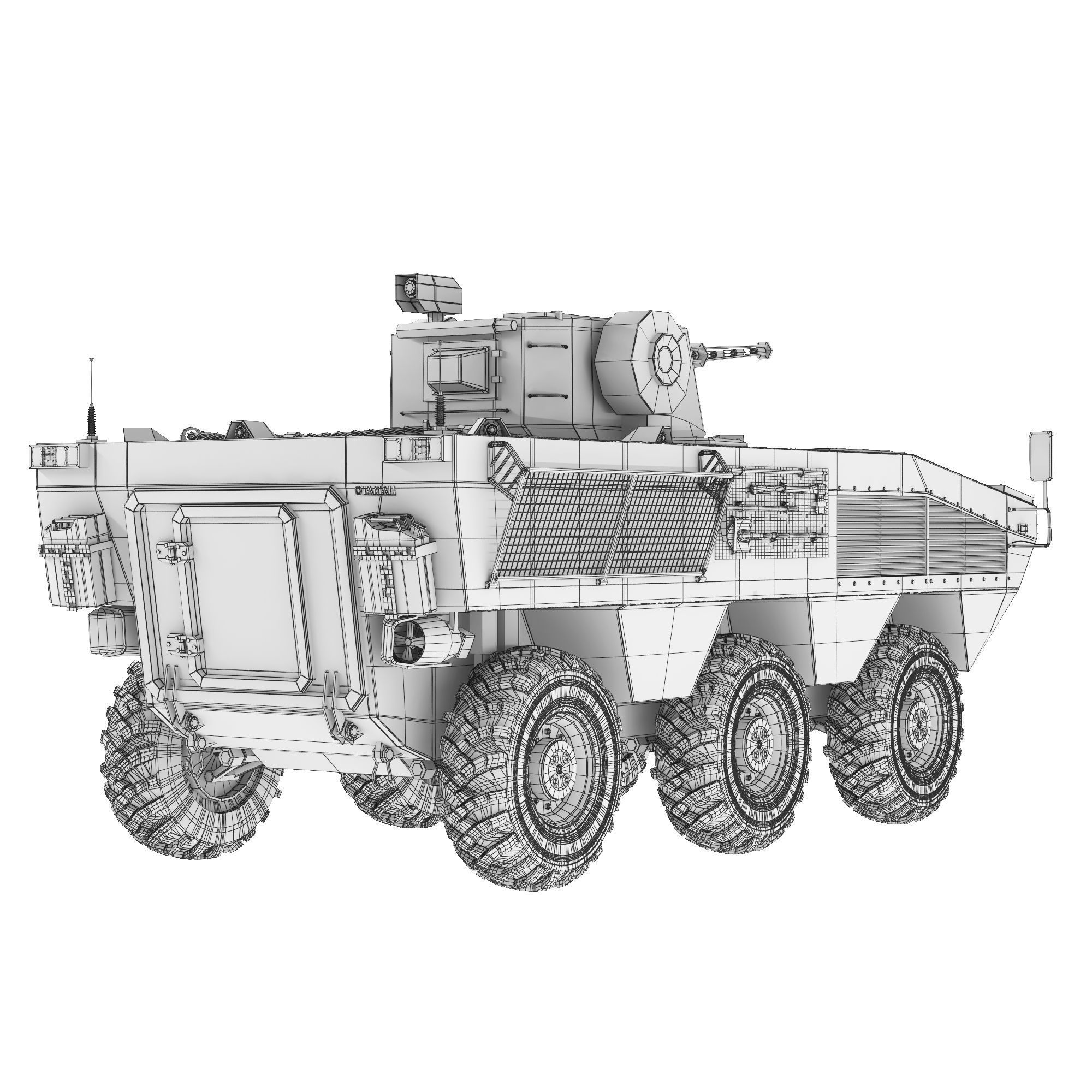 BTR Otaman-3 2019 3D model_5