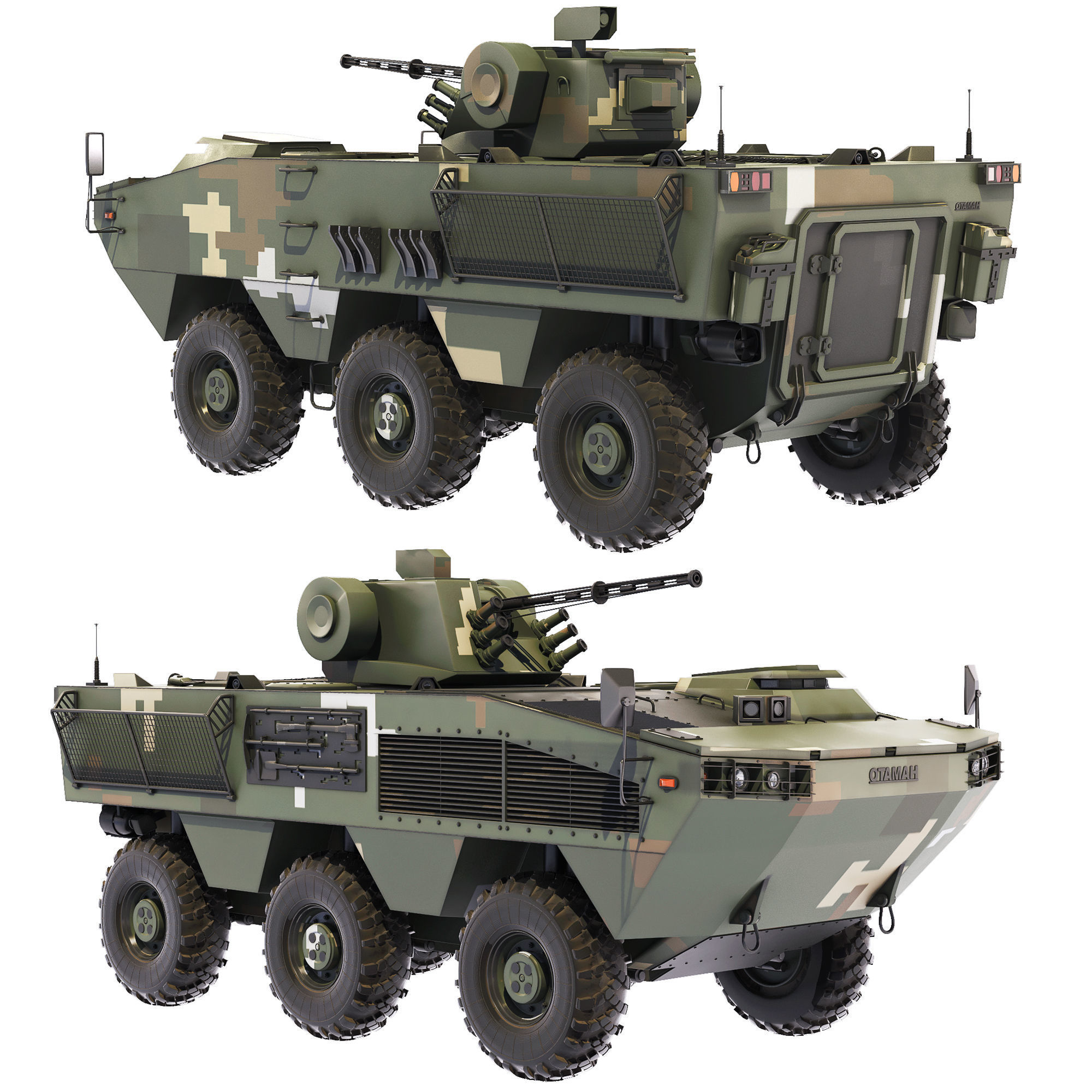 BTR Otaman-3 2019 3D model_2