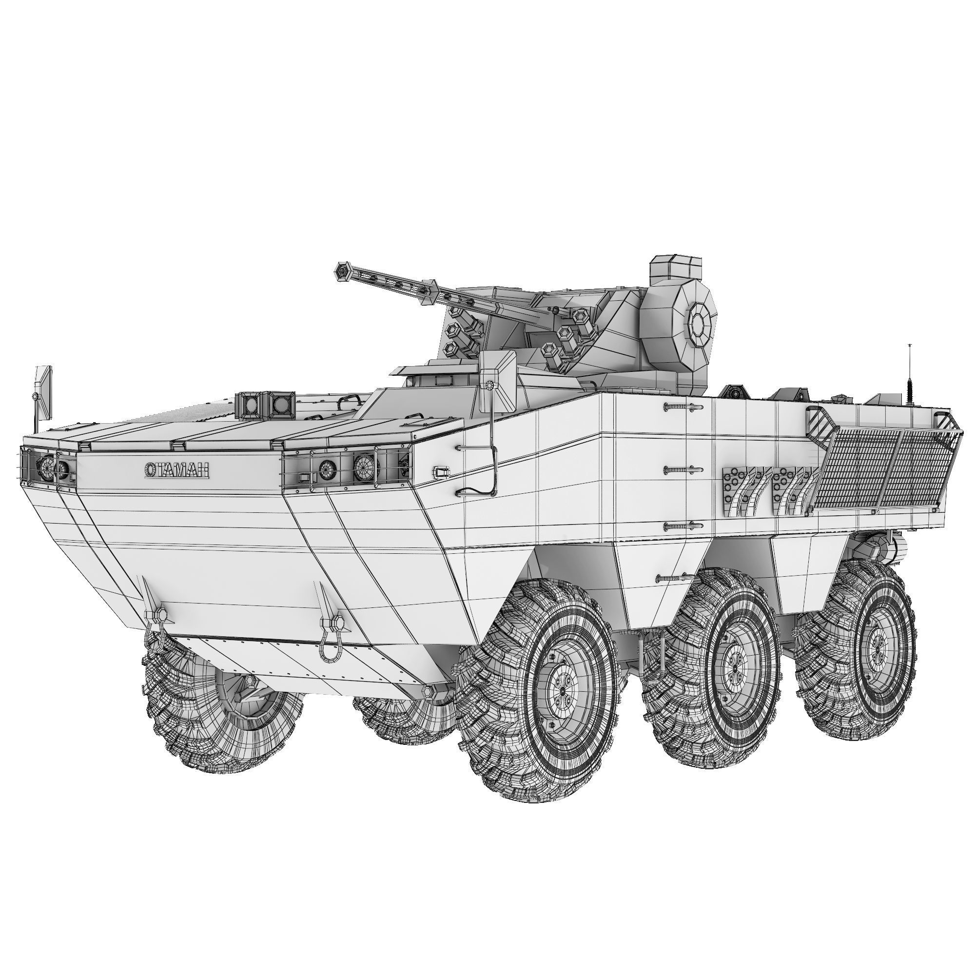 BTR Otaman-3 2019 3D model_4