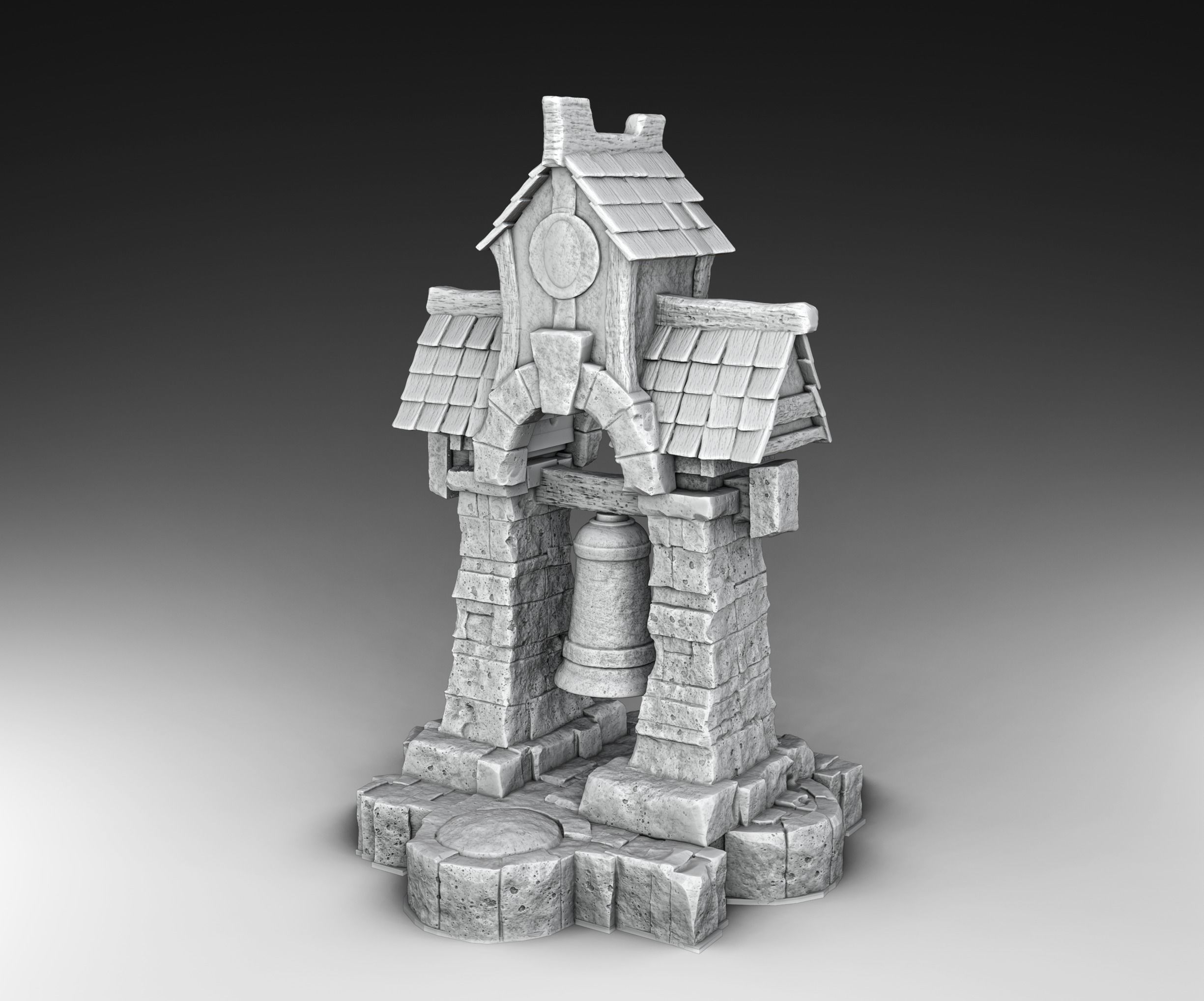 Stylized Middle Ages Set Part 5 3D print model_2