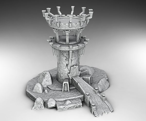 Stylized Middle Ages Set Part 5 3D print model