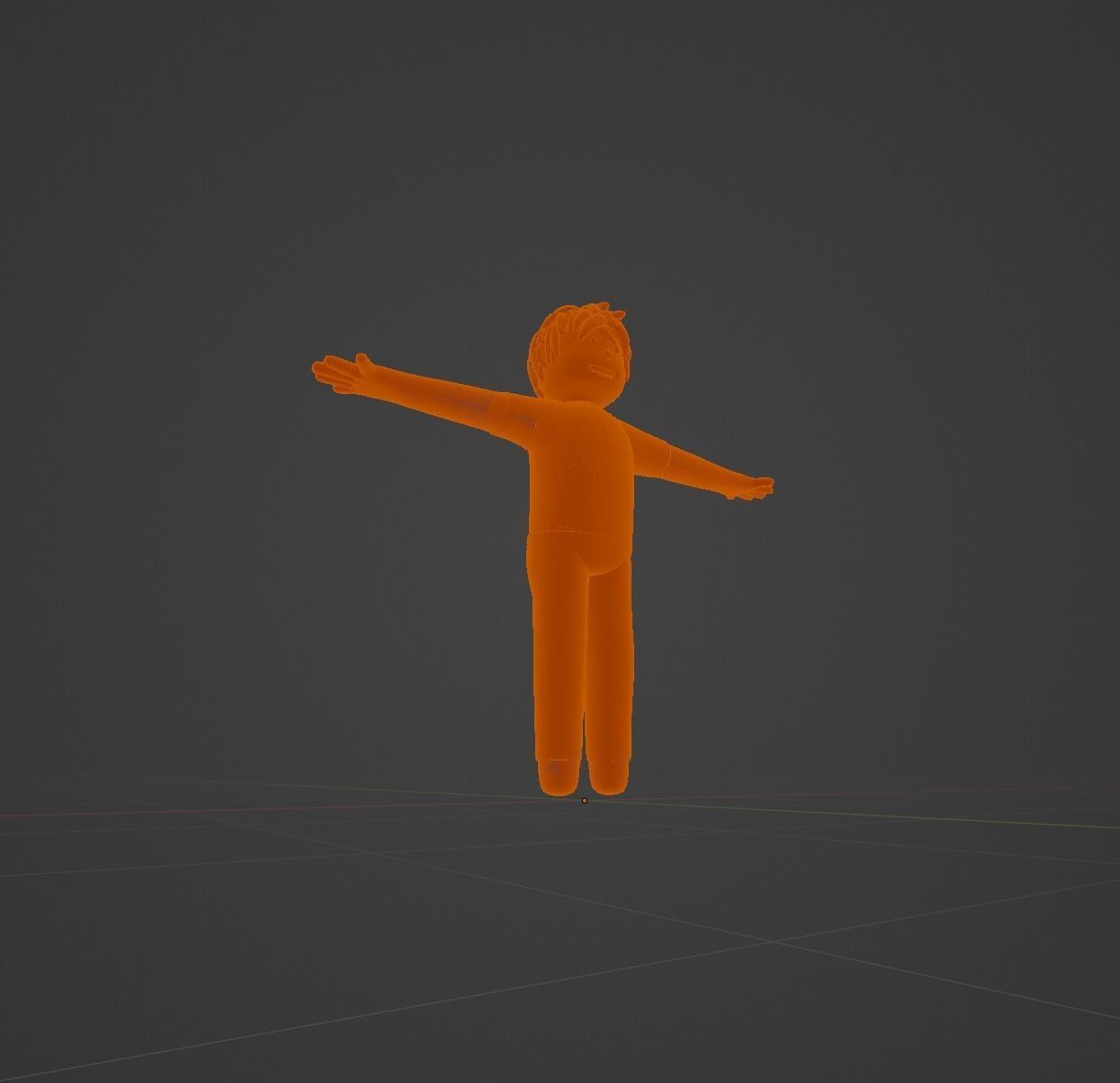 3D cool cartoon man character Free 3D model_4