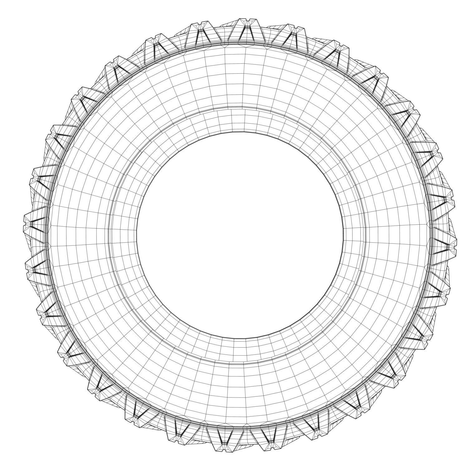 Car Tire 3D model_15