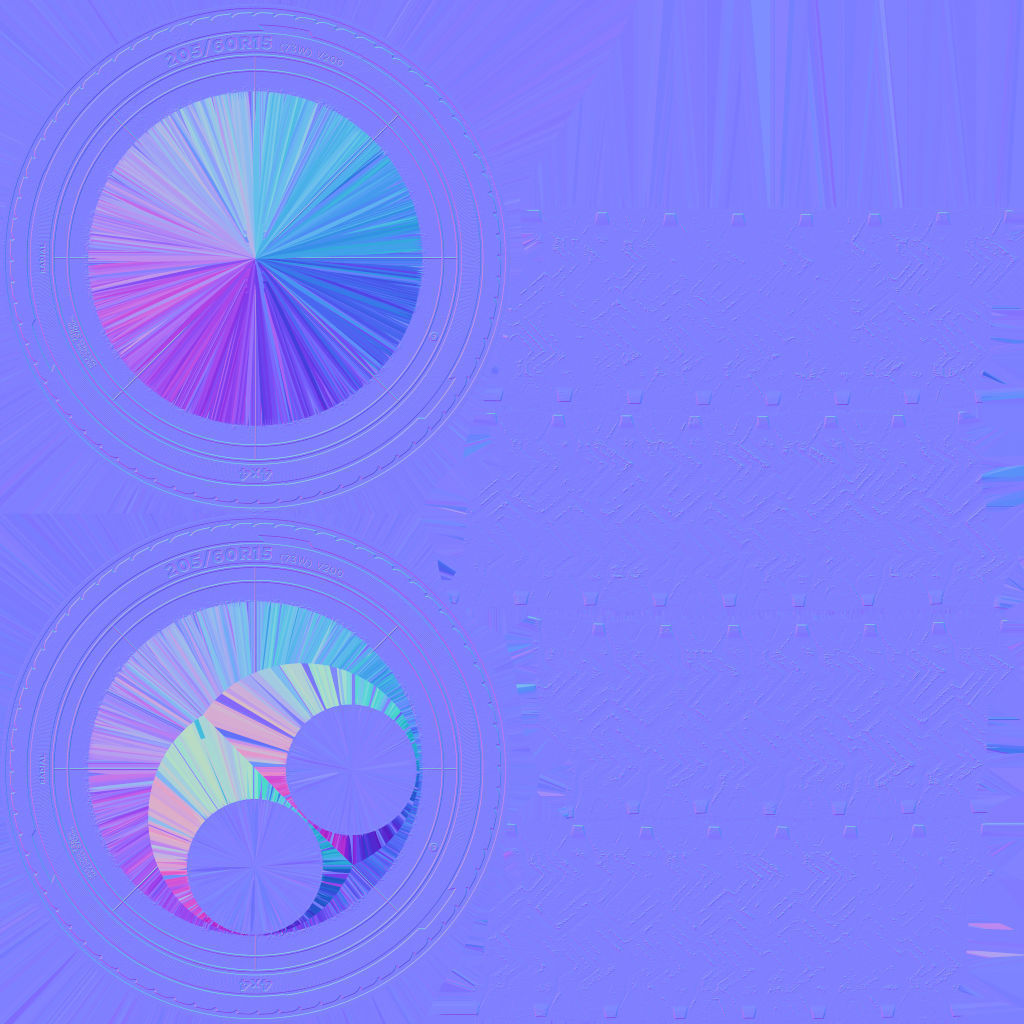 Car Tire 3D model_10