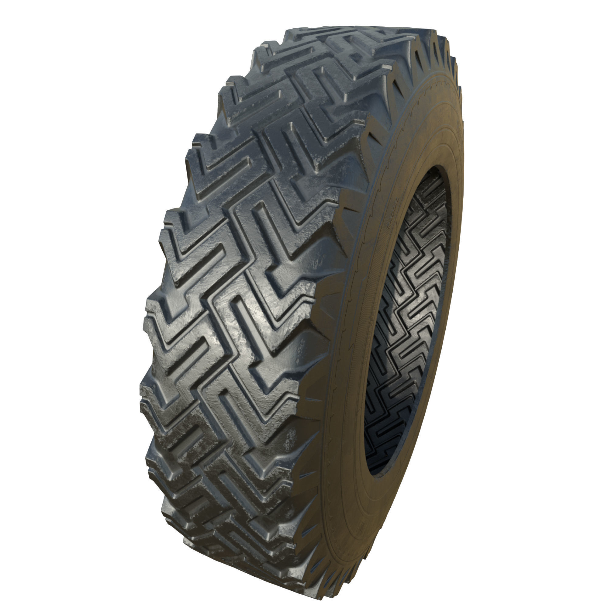 Car Tire 3D model_3