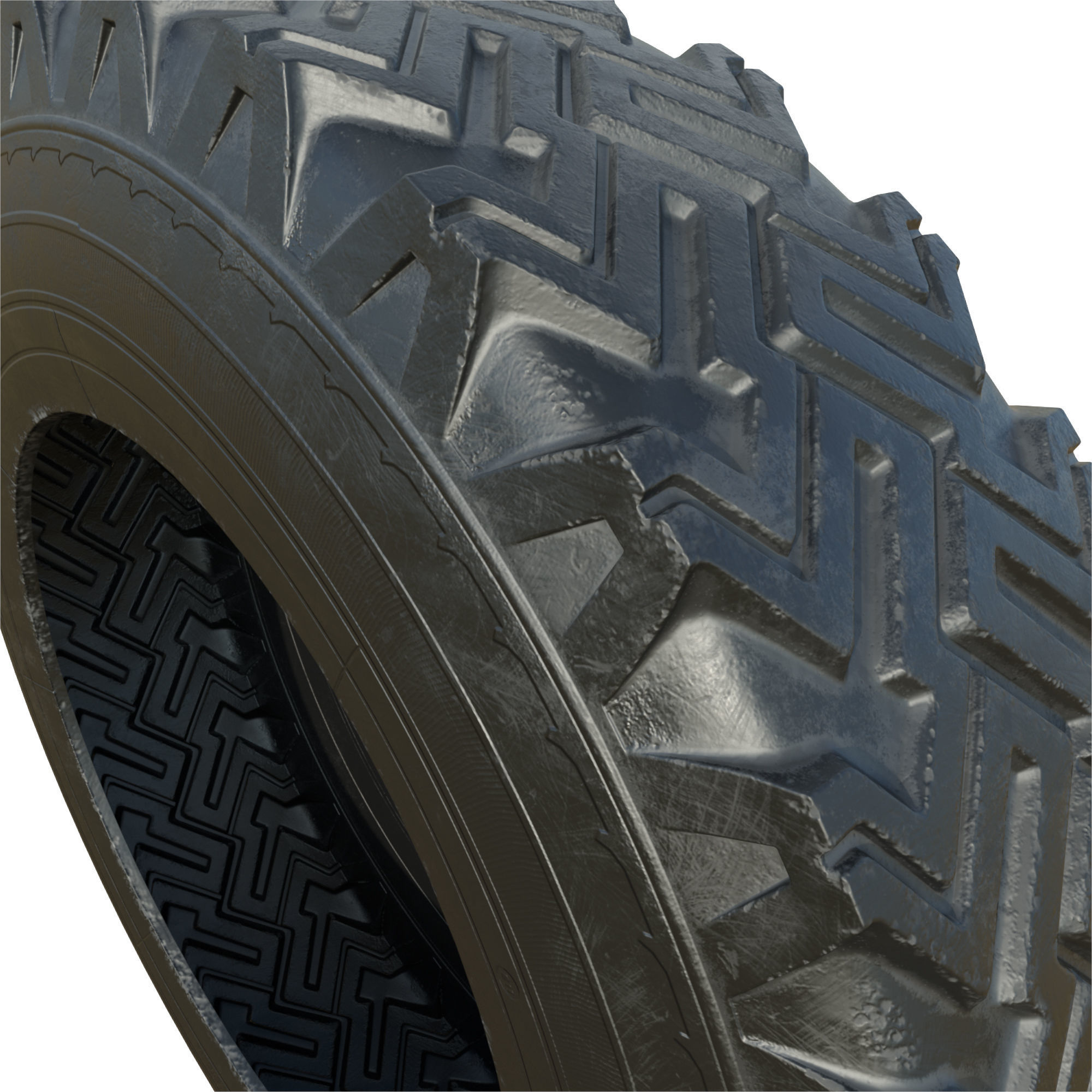 Car Tire 3D model_9