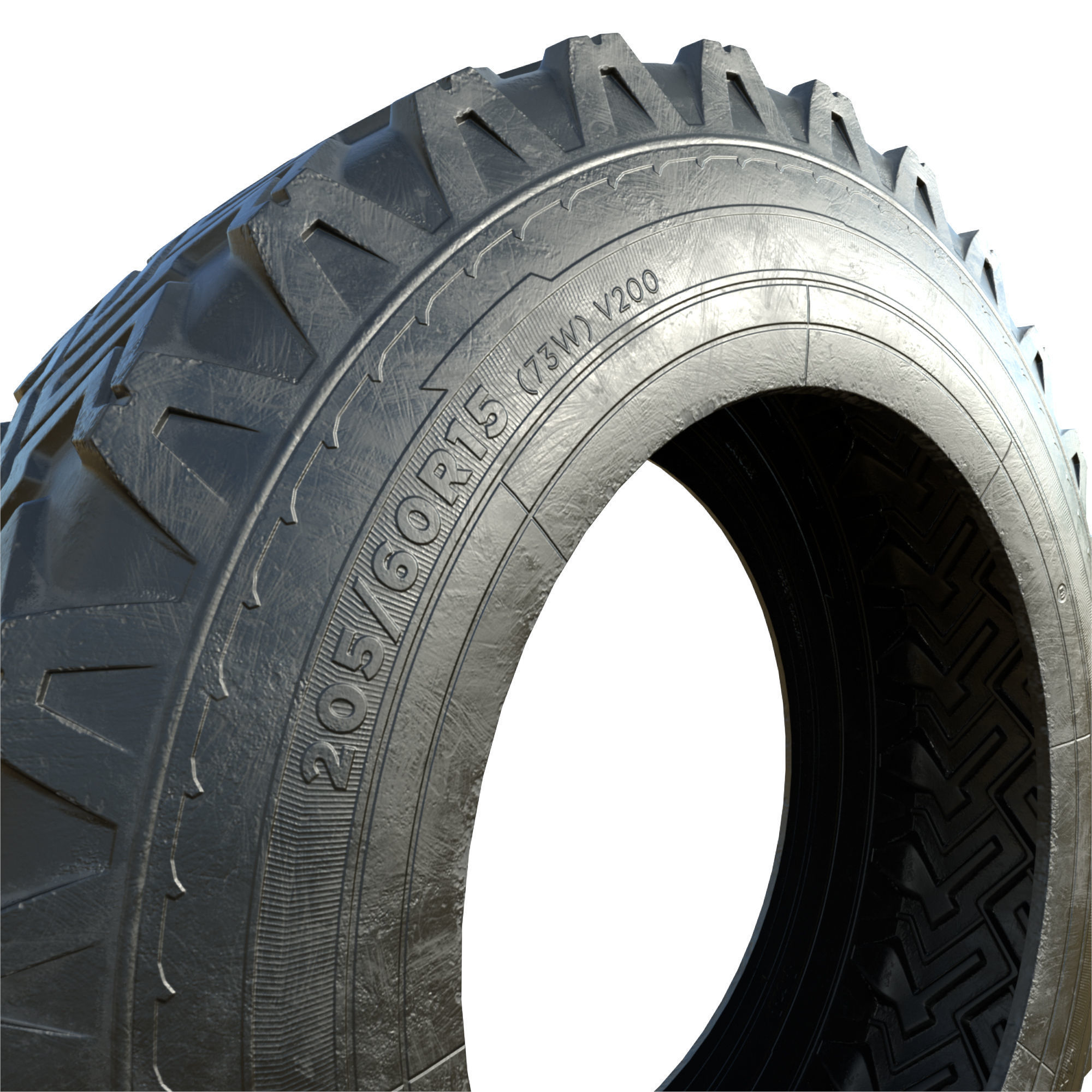 Car Tire 3D model_6