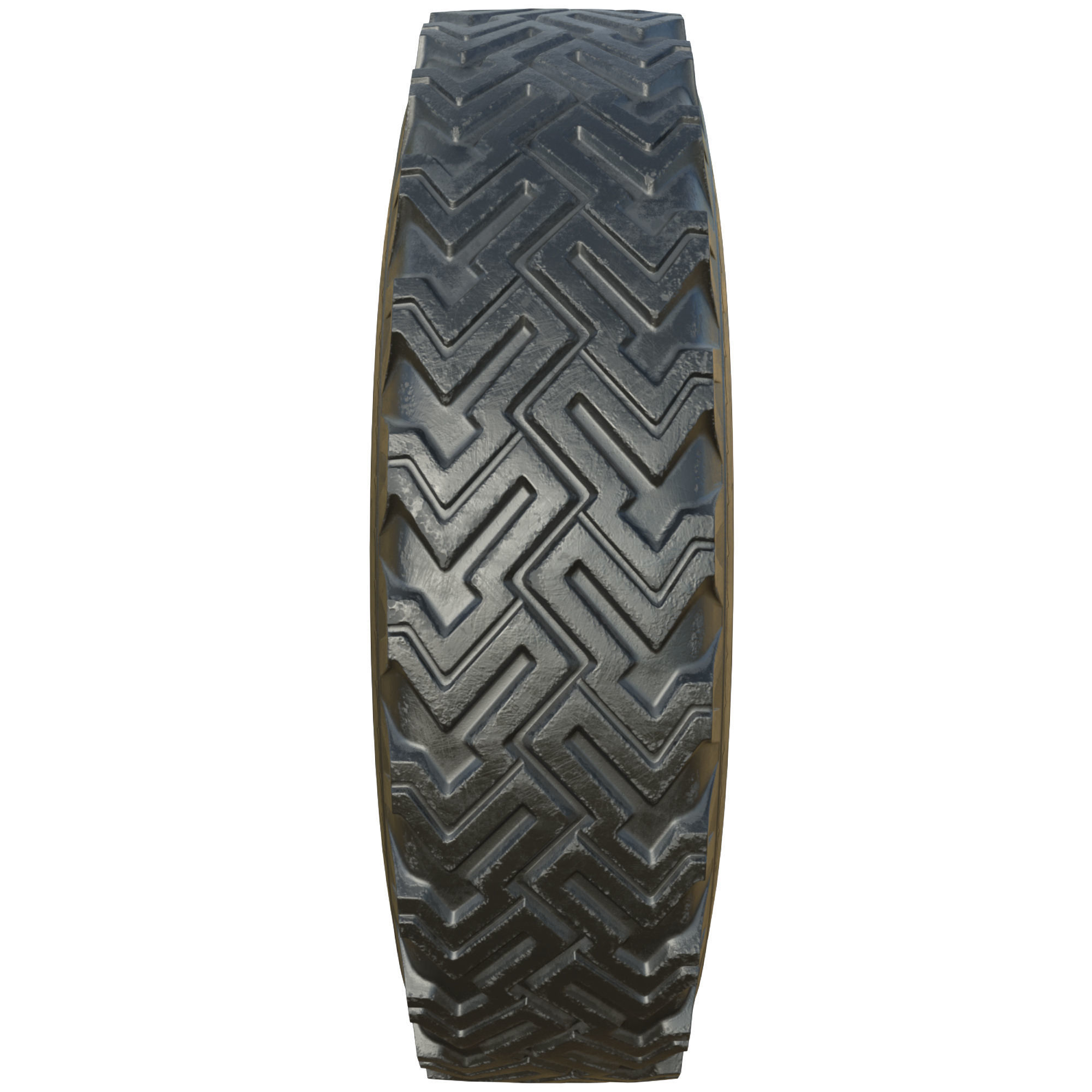 Car Tire 3D model_2