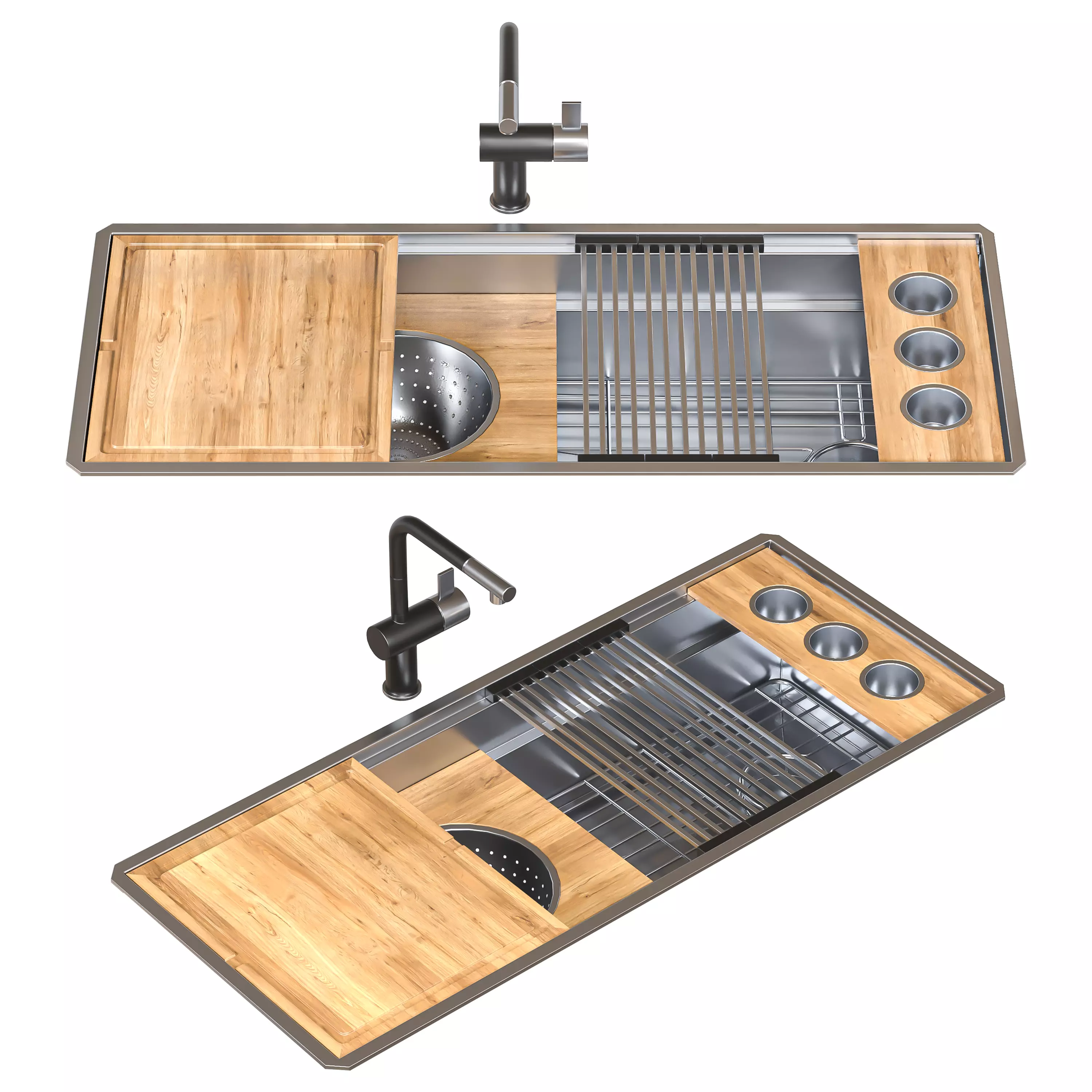 Ruvati sink set2 3D model_3