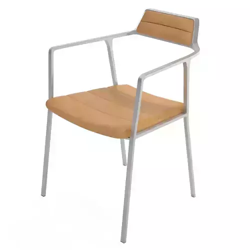 VIPP451 Upholstered chair with armrests