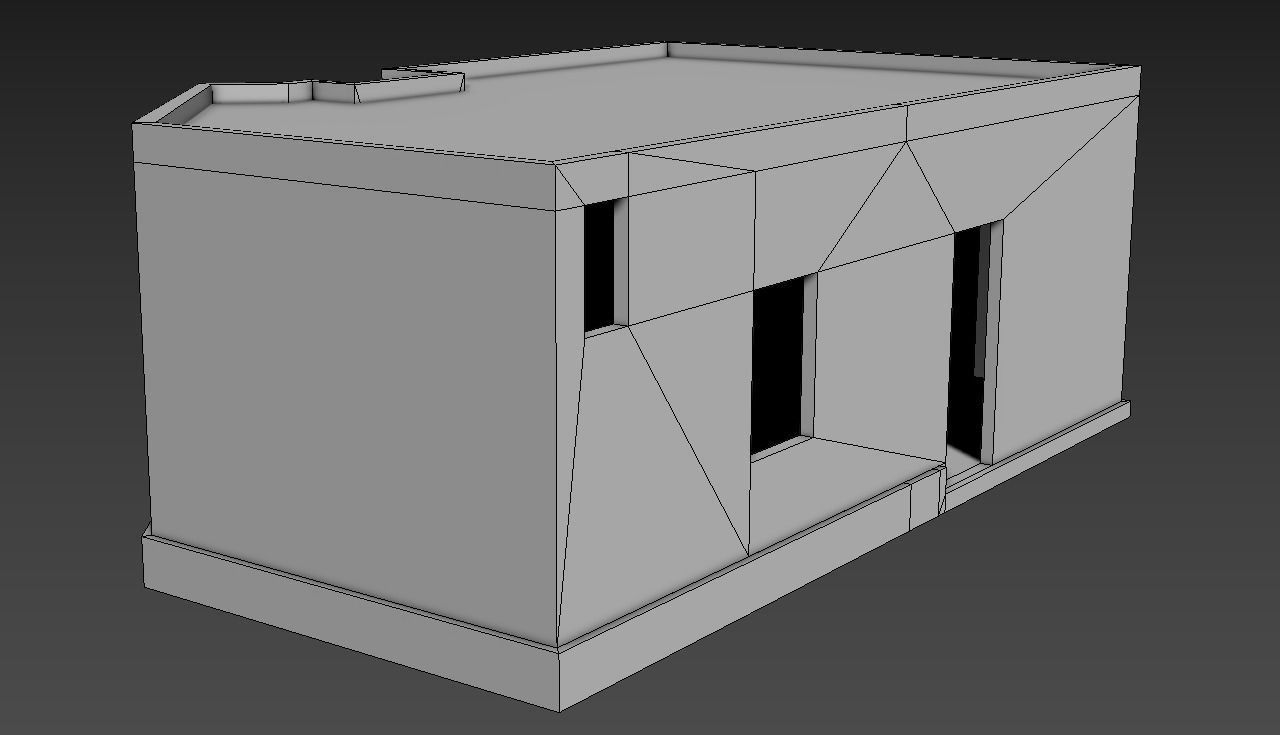 Game Building With PBR texture and Low-poly 3D model_3
