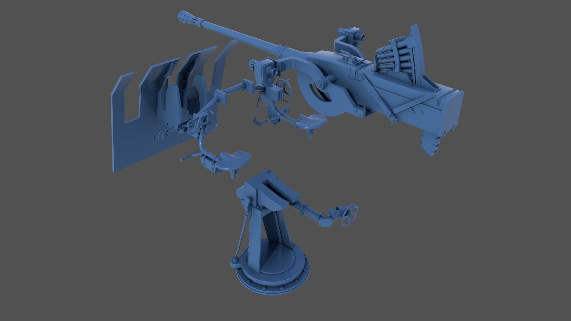 Flak 42 - Personal license - 1-48 scale 3D print model_7