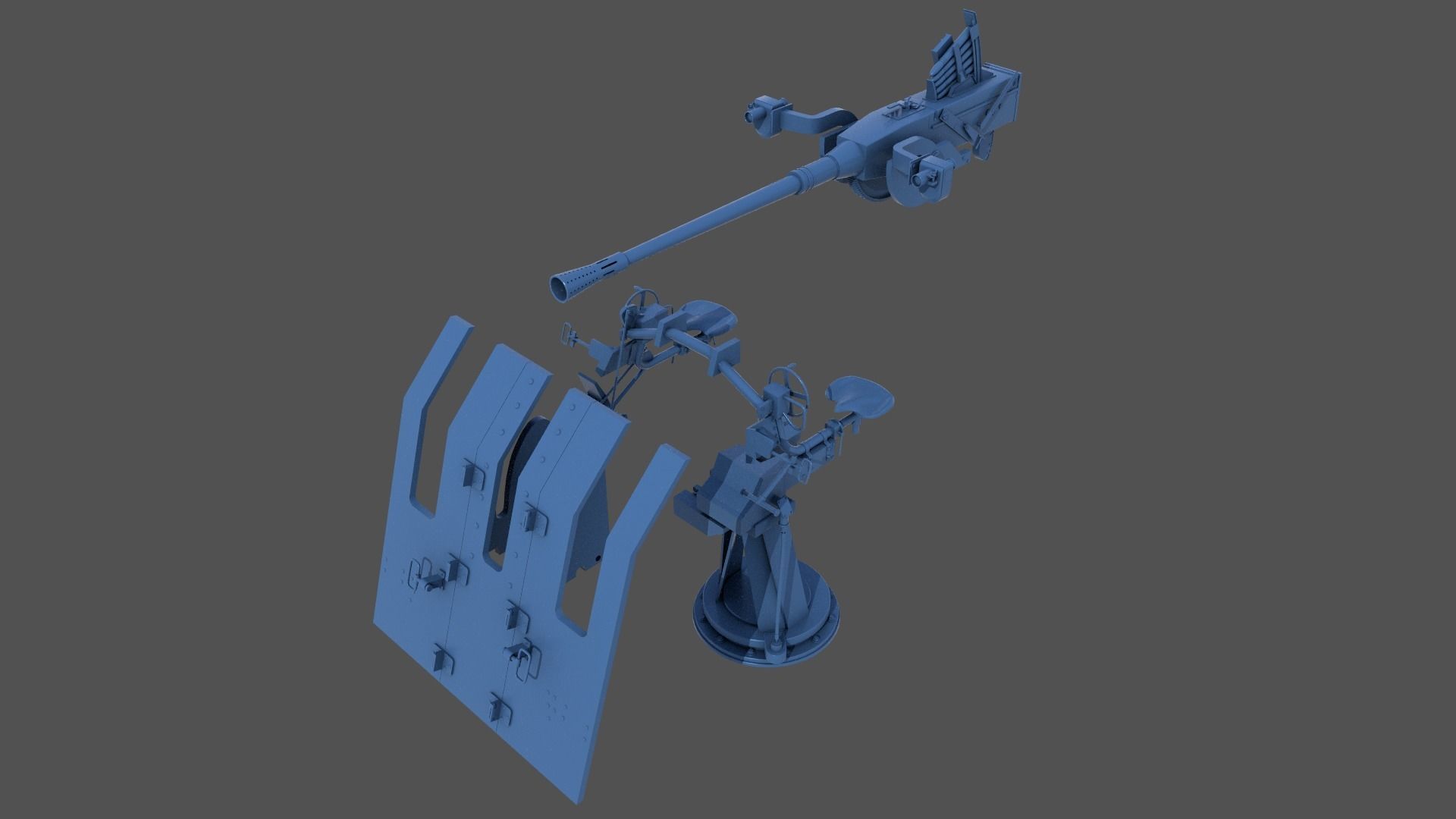 Flak 42 - Personal license - 1-48 scale 3D print model_8