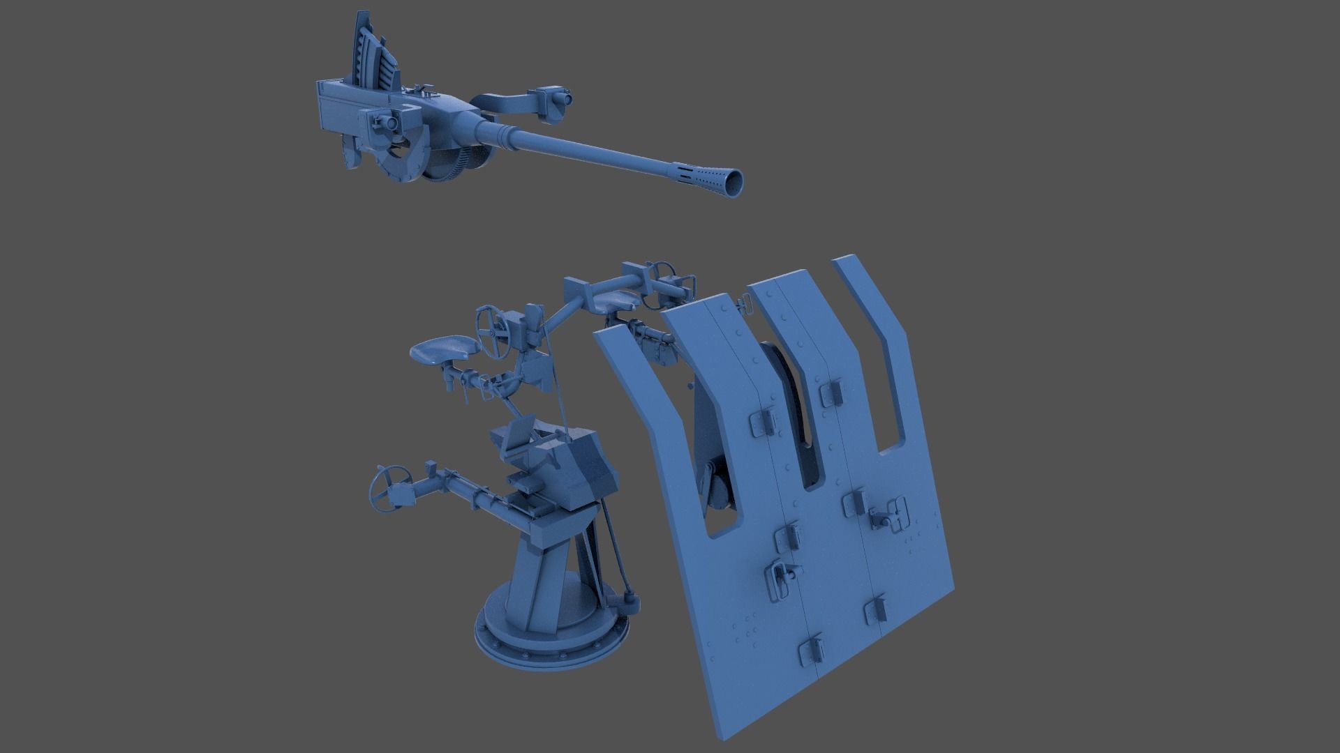 Flak 42 - Personal license - 1-48 scale 3D print model_5