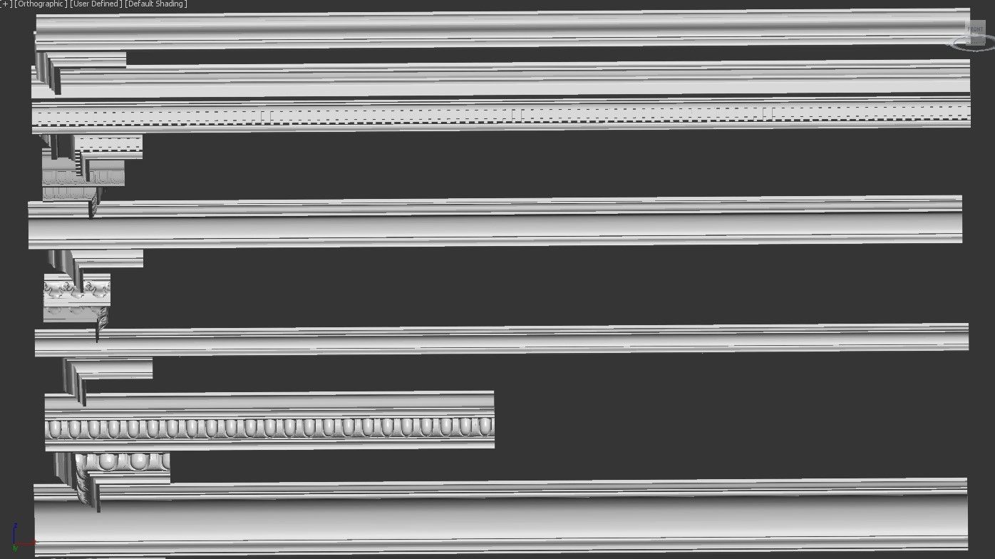 Cornice Collection 200 Item 3D model Free 3D model_1
