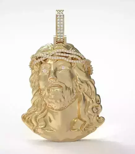 Face of Christ Pendant
