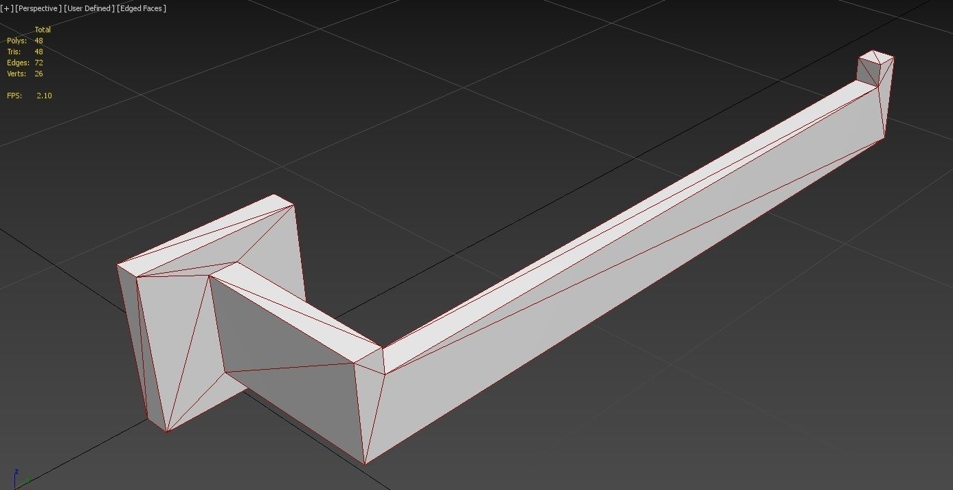 Towel Holder 02 Free low-poly 3D model_10