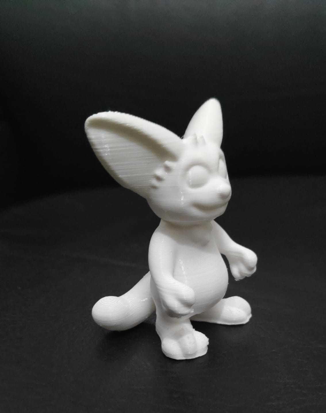 Cartoon Fennec Fox 3D print model_5