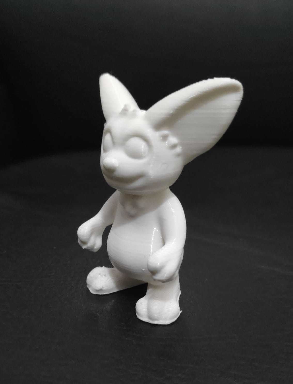 Cartoon Fennec Fox 3D print model_9