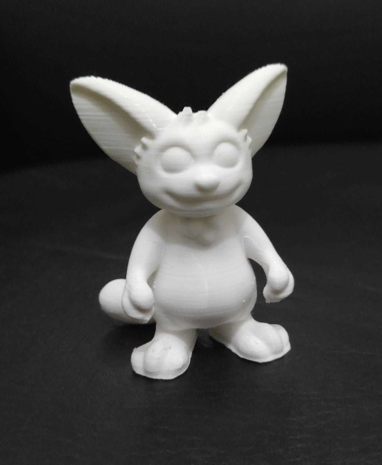 Cartoon Fennec Fox 3D print model_10