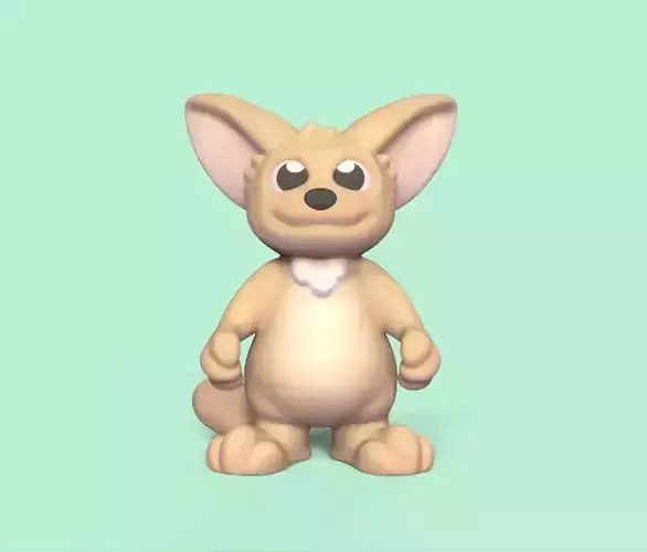 Cartoon Fennec Fox