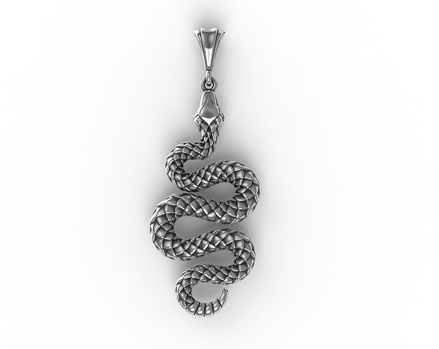 Snake Pendant 3D print model