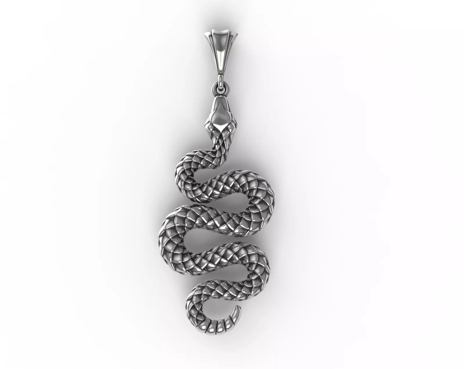 Snake Pendant 3D print model