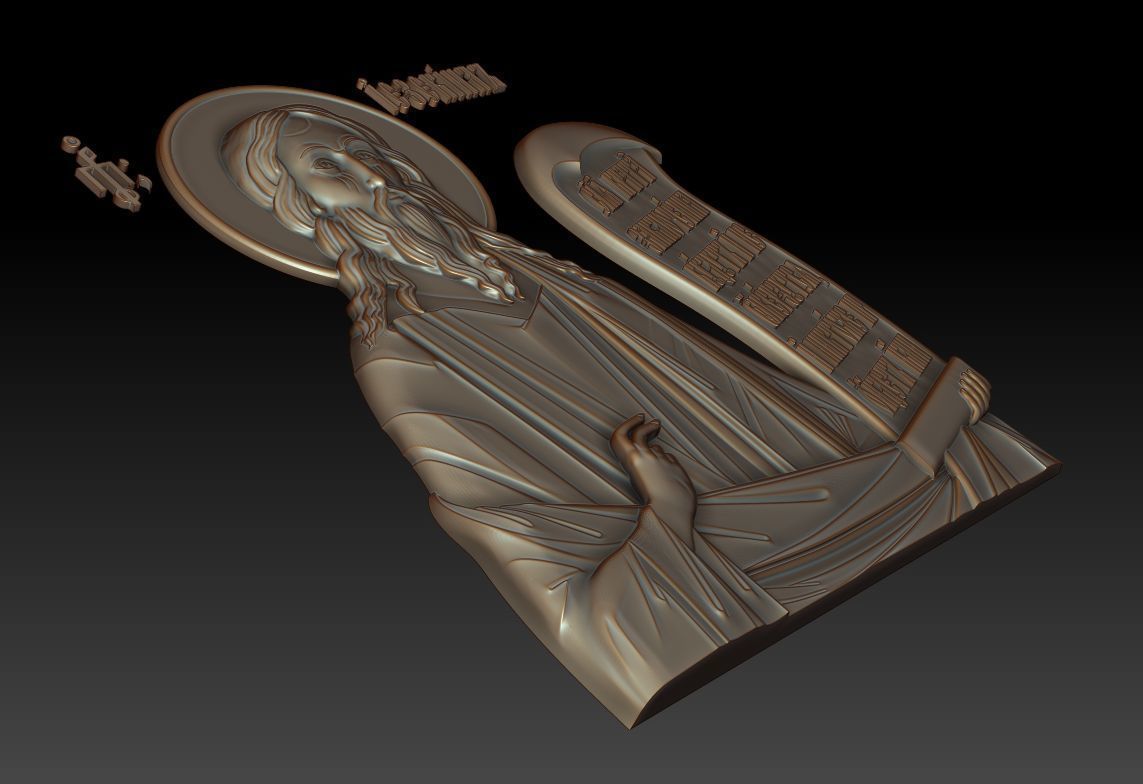 Prophet Ezekiel 3D model_2