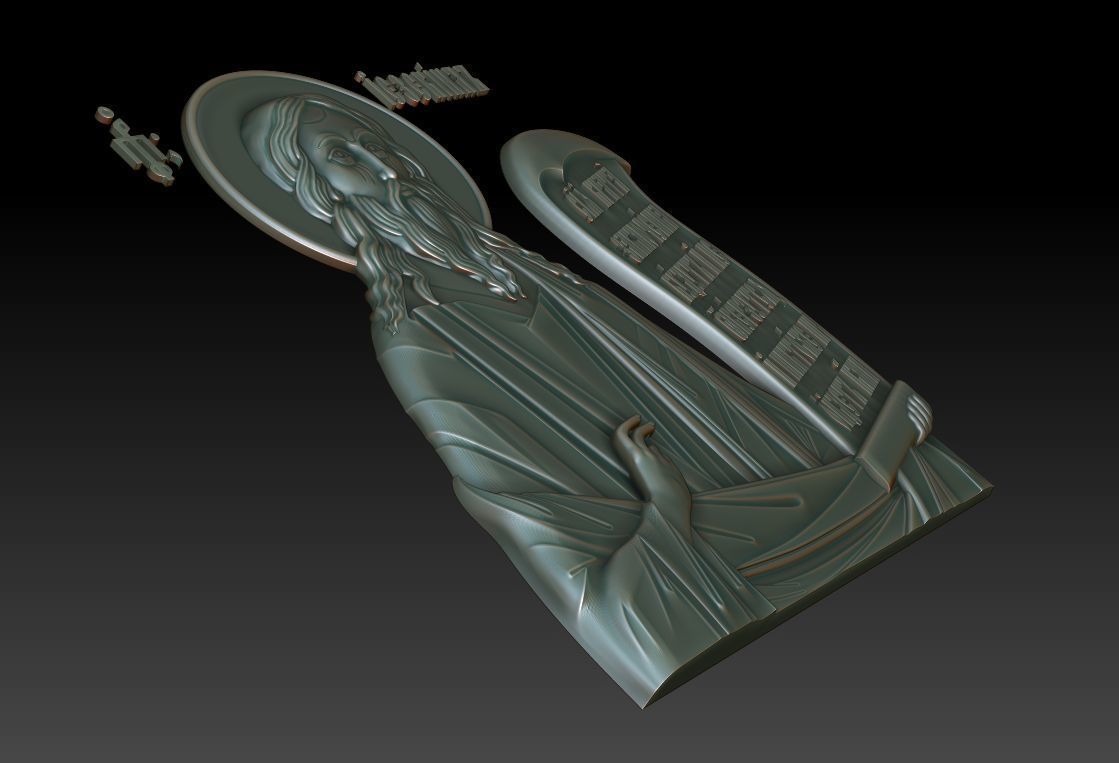 Prophet Ezekiel 3D model_11