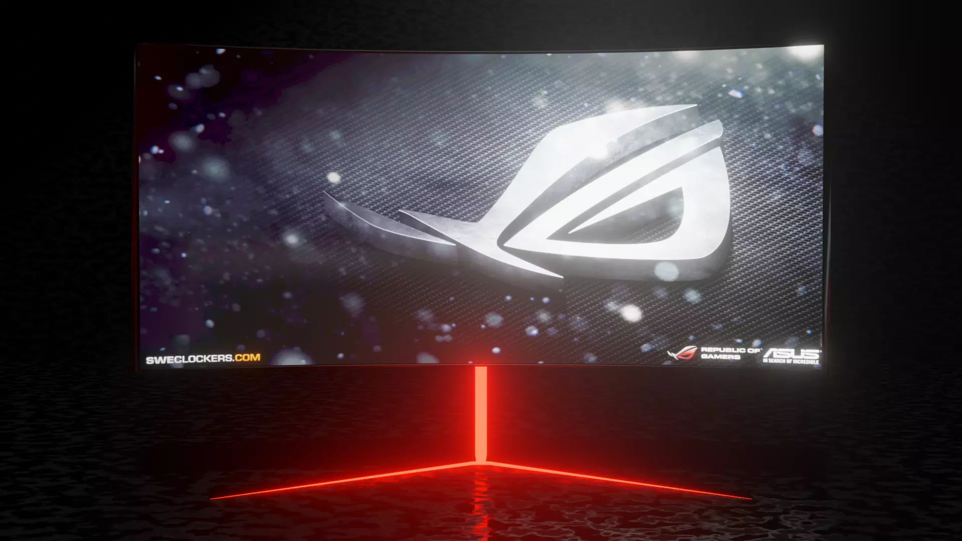 Curve Gaming Monitor 3D Model Free 3D model_0