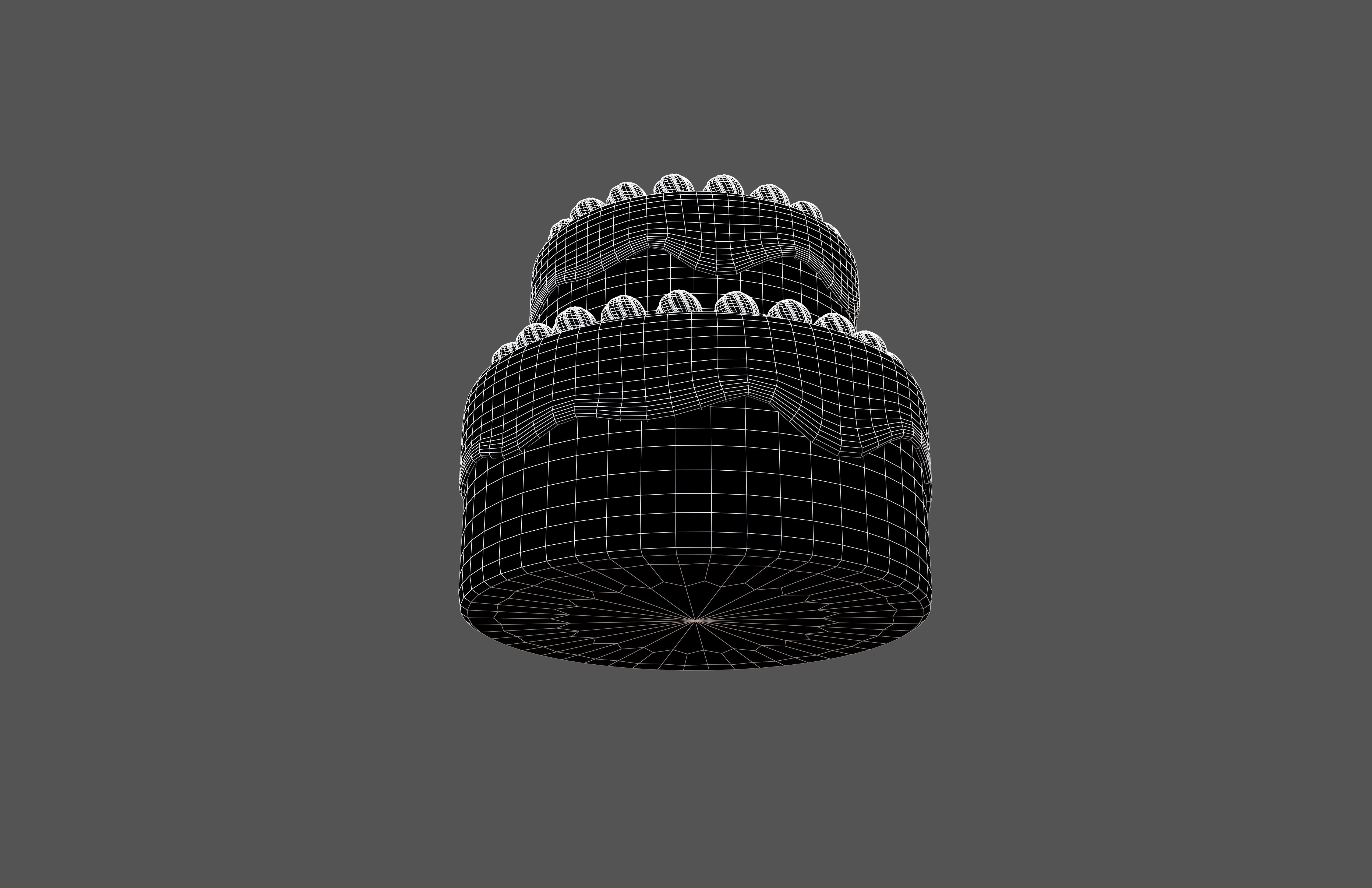 Cake v2 002 Low-poly 3D model_9