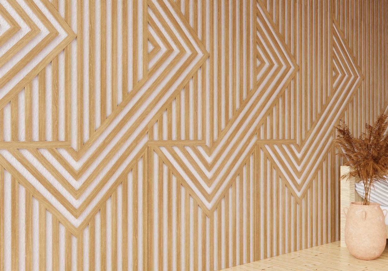 Wall wood seamless set2 V08 3D model_1