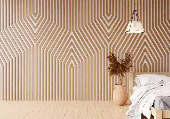 Wall wood seamless set2 V10 3D model