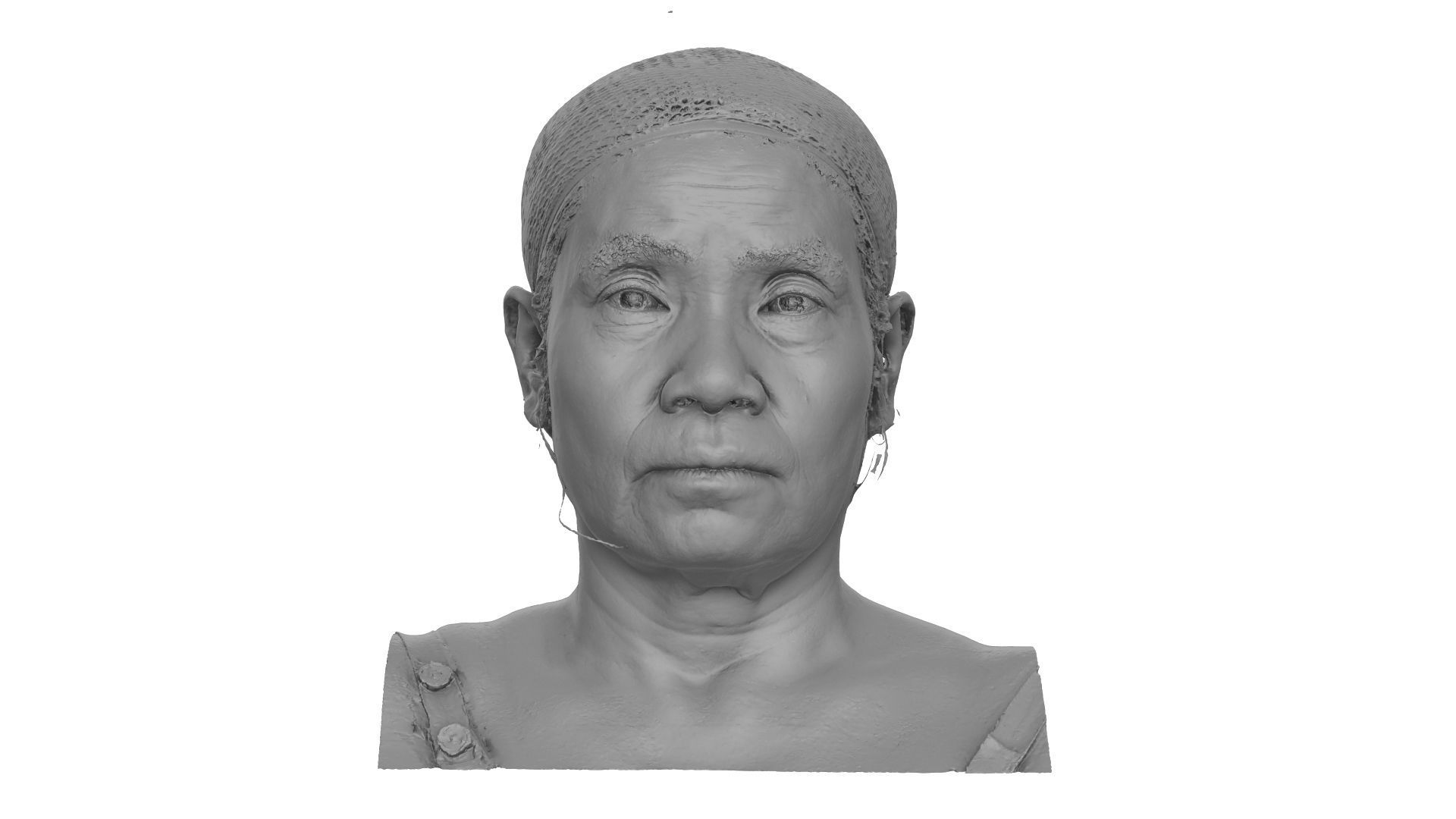 Raw Head Scan Kaga Sumi 3D model_4