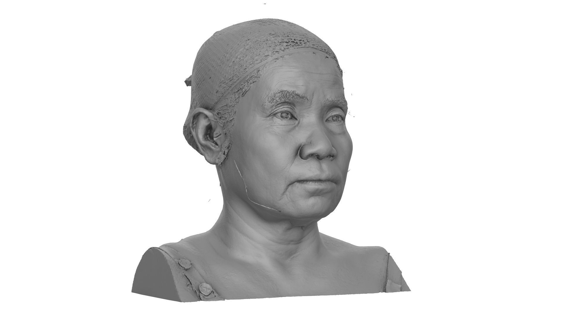 Raw Head Scan Kaga Sumi 3D model_5
