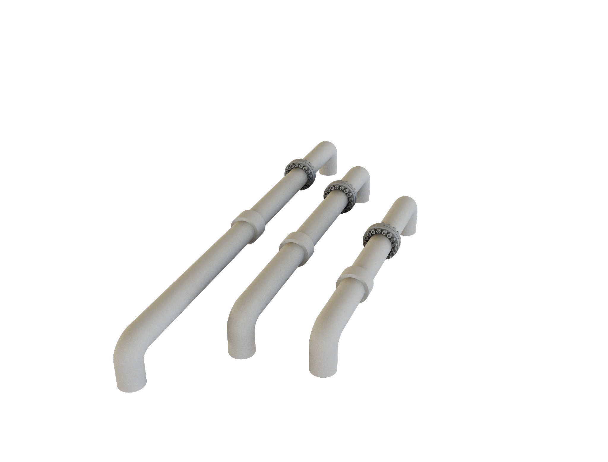 PBR Industrial Gas Pipes m5 3D model_22