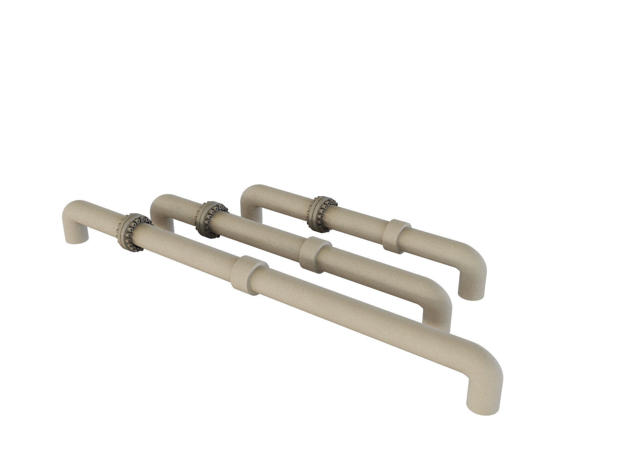 PBR Industrial Gas Pipes m5 3D model_14