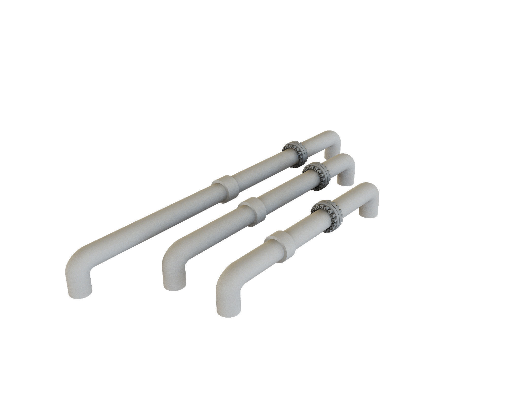 PBR Industrial Gas Pipes m5 3D model_23