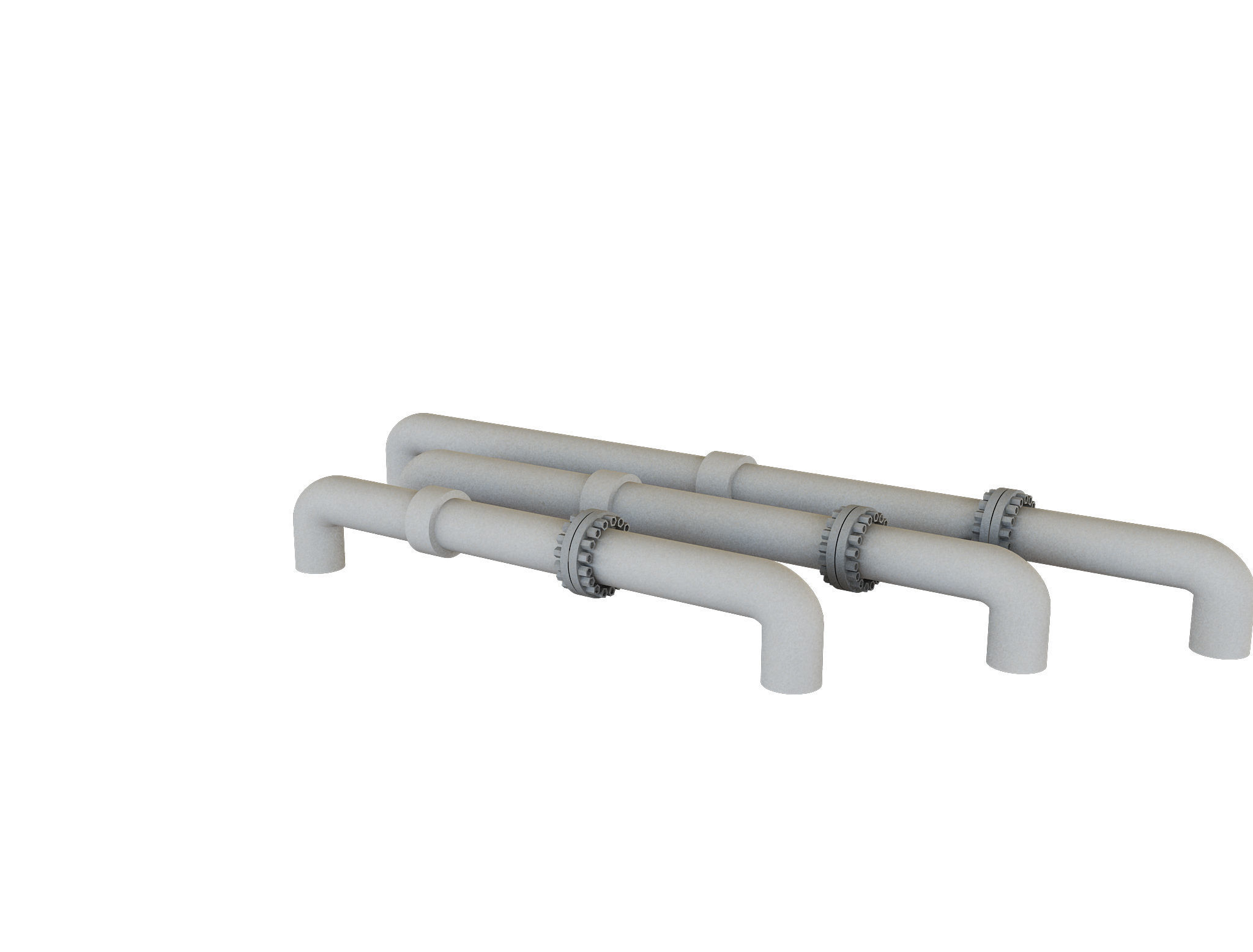 PBR Industrial Gas Pipes m5 3D model_33