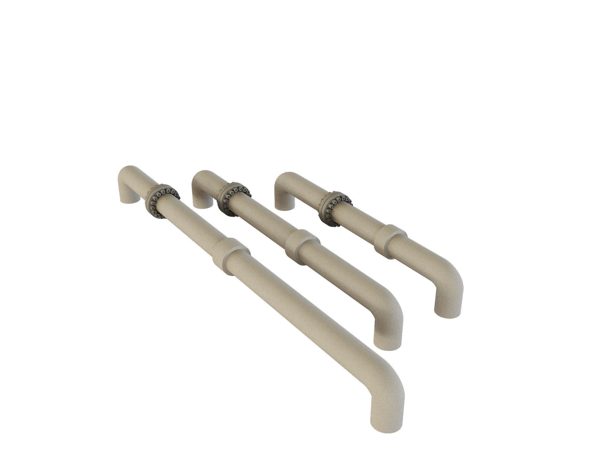 PBR Industrial Gas Pipes m5 3D model_16