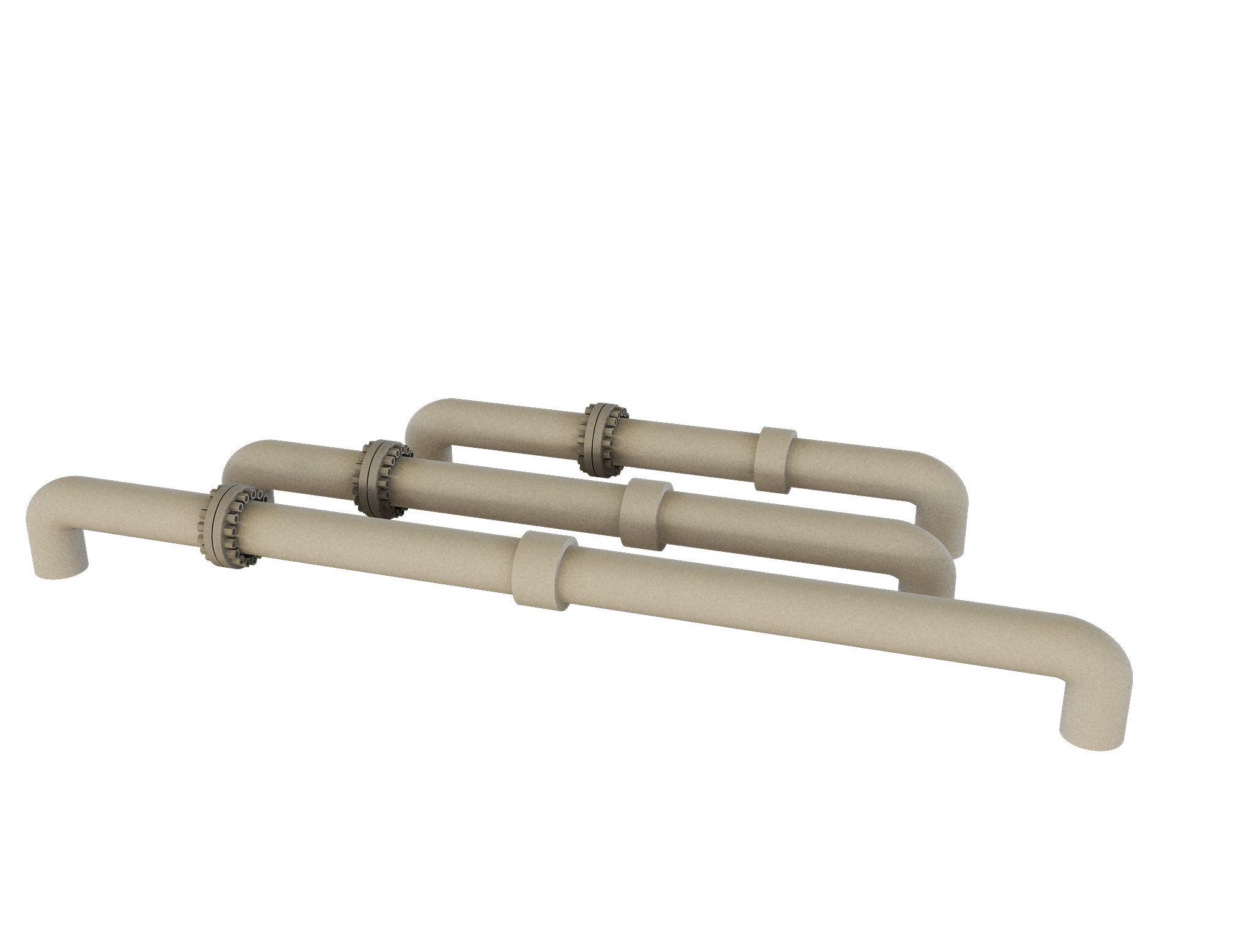 PBR Industrial Gas Pipes m5 3D model_12