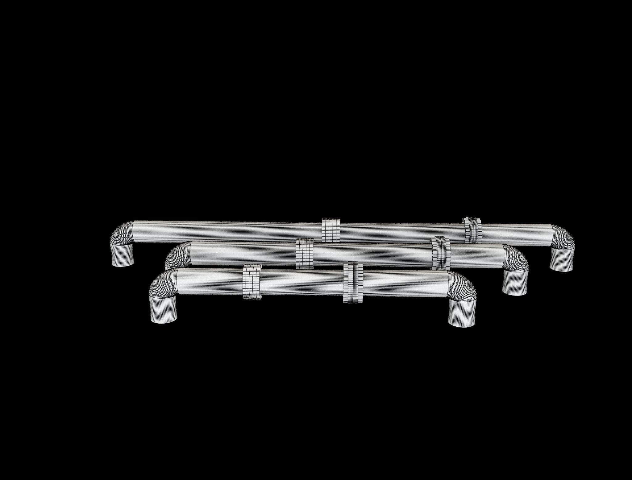 PBR Industrial Gas Pipes m5 3D model_30