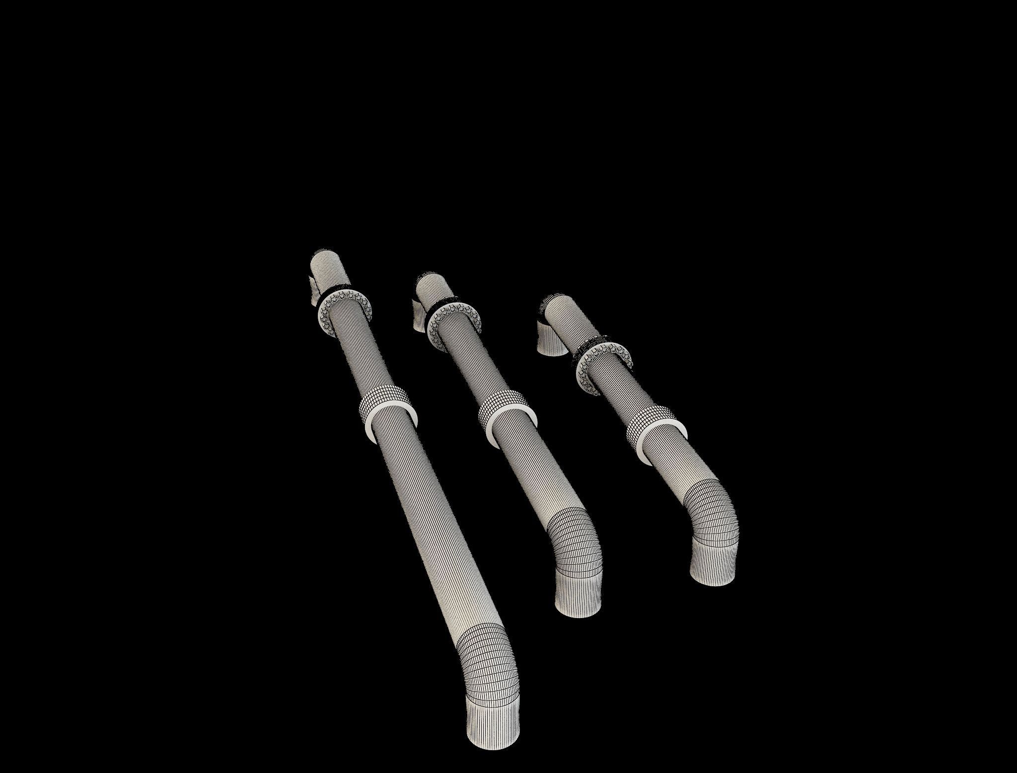 PBR Industrial Gas Pipes m5 3D model_19