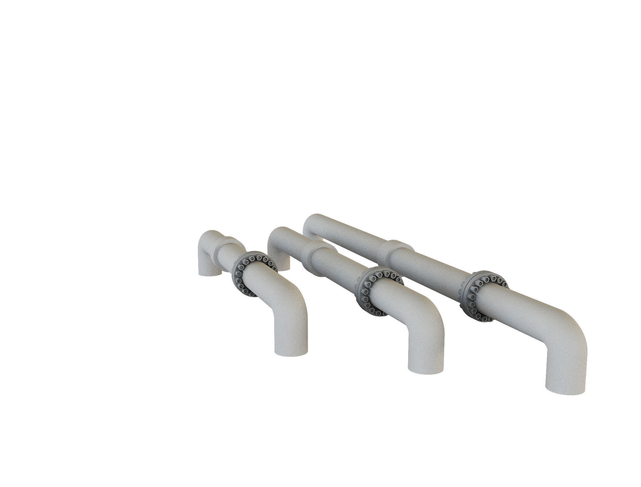 PBR Industrial Gas Pipes m5 3D model_37